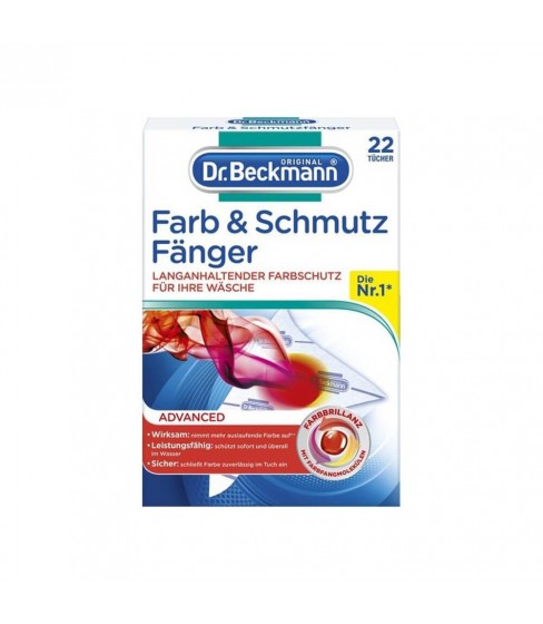 Dr. Beckmann Farb&Schmutz chusteczki wyłapujące kolor 22szt.