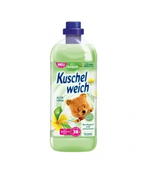 Kuschelweich płyn do płukania Aloe Vera jasnozielony 1l 38 płukań