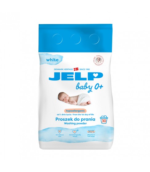 JELP Baby 0+ Proszek do prania 2,25 kg do białego 30WL