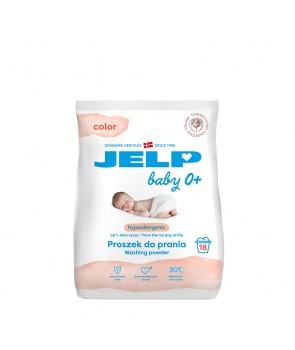 JELP Baby 0+ Proszek do prania 1,35 kg do koloru 18WL