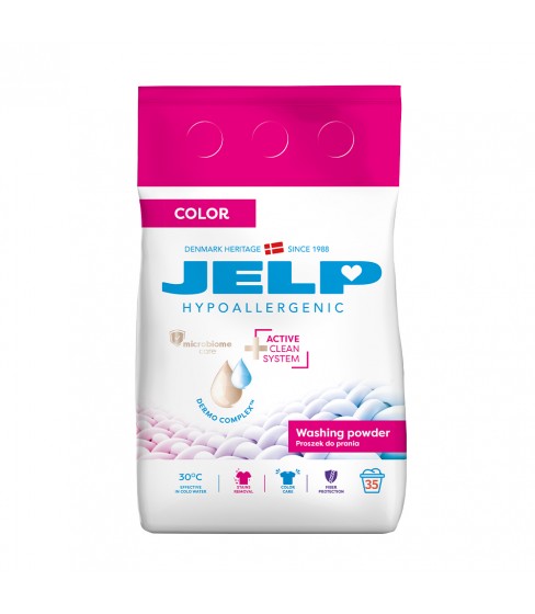 JELP Hypoallergenic Proszek do prania 2,1 kg color folia 35WL