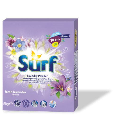 Surf Proszek do prania 5kg 100 prań Fresh Lavender