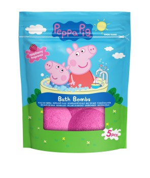 Świnka Peppa kule musujące do kąpieli 5x50g - DISPLAY 12 op.