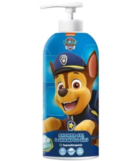 Paw Patrol Chase żel pod prysznic i szampon 2w1 Guma Balonowa 1000ml