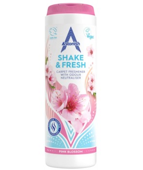 Astonish Shake & Fresh proszek do odświeżania dywanów 350 g Pink Blossom