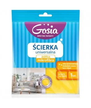 Ścierka uniwersalna żółta mikrofibra