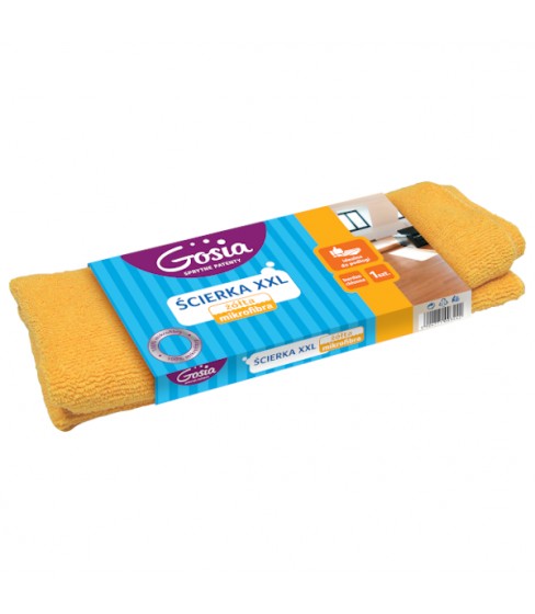 Gosia ścierka żółta mikrofibra XXL