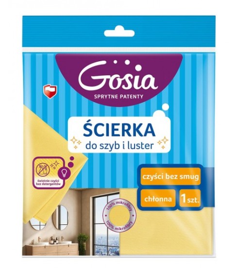 Gosia ścierka mikrofibra do szyb i luster