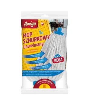 Mop sznurkowy MEGA bawełniany AMIGO