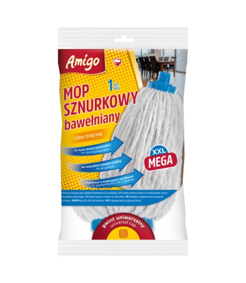 Mop sznurkowy MEGA bawełniany AMIGO
