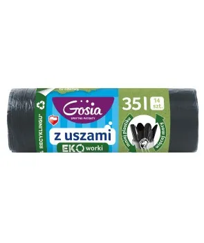 Gosia worki na śmieci z uszami EKO 35l