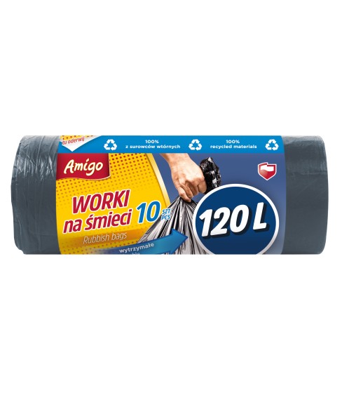 Amigo Worki na śmieci 120L 10 szt