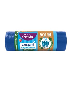 Gosia zapachowe worki na śmieci z uszami LH EKO 60l