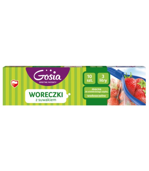 Gosia woreczki z suwakiem 3l 10 szt.