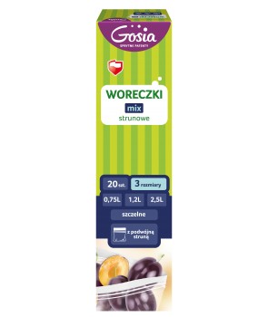 Gosia Woreczki strunowe mix 20szt.