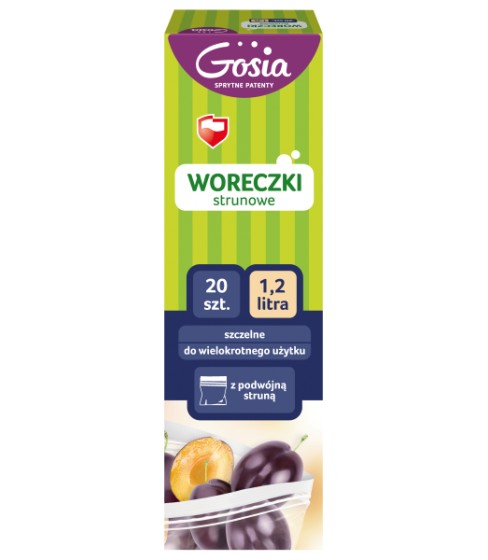 Gosia Woreczki strunowe 1,2L 20szt.