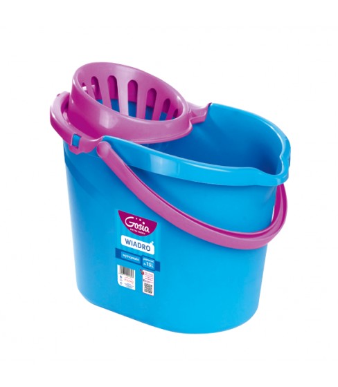 Gosia wiadro z wyciskaczem 15l