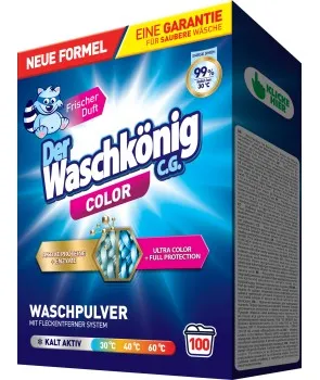 Proszek do prania Der Waschkönig C.G. Color 6 kg - 100 WL