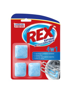 REX czyścik do pralki 3x18g