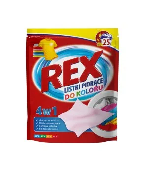 REX Listki do prania kolorów 4w1 Active System 25 szt.