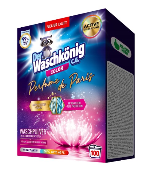 Der Waschkönig C.G. Proszek do prania Perfume de Paris 6 kg 100 WL