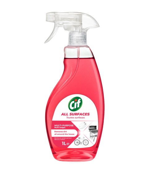 CIF All Surfaces Multi-Purpose 1L uniwersalny płyn do czyszczenia SPRY
