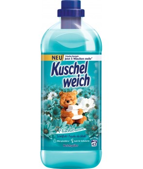 Kuschelweich płyn do płukania Frischetraum turkusowy 1l 38 płukań
