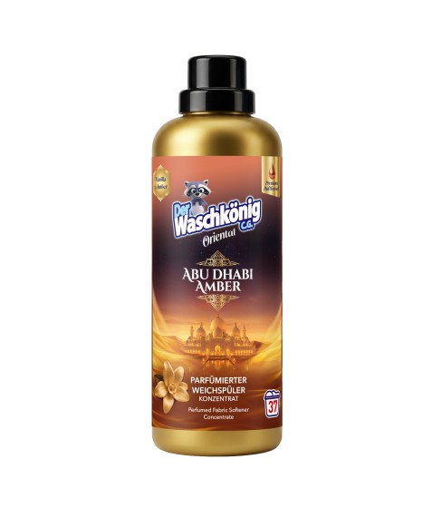 Der WaschKönig Abu Dhabi Amber – perfumowany koncentrat do płukania 740 ml, 37 płukań