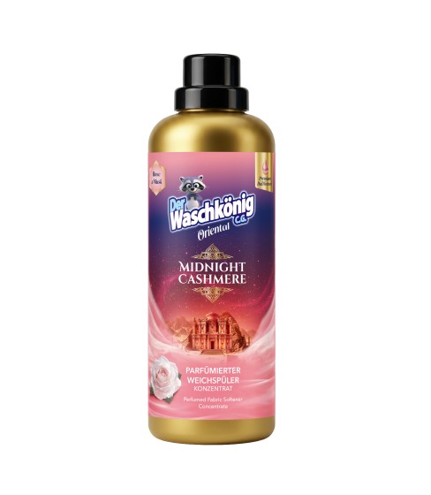 Der WaschKönig Midnight Cashmere – perfumowany koncentrat do płukania 740 ml, 37 płukań